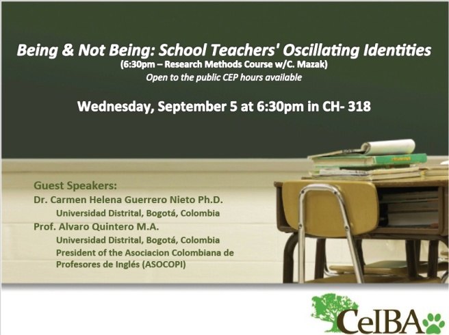 Being & not being: School teachers' oscillating identities, 9/5/2012
